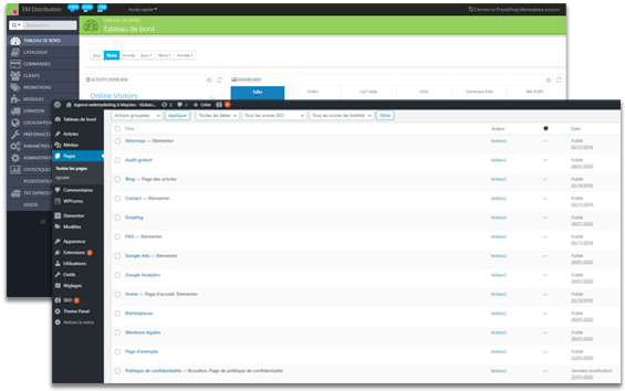Exemples de CMS